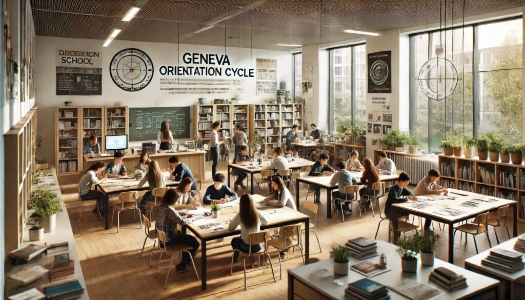 Cycle d&rsquo;orientation &agrave; Gen&egrave;ve : salle de classe